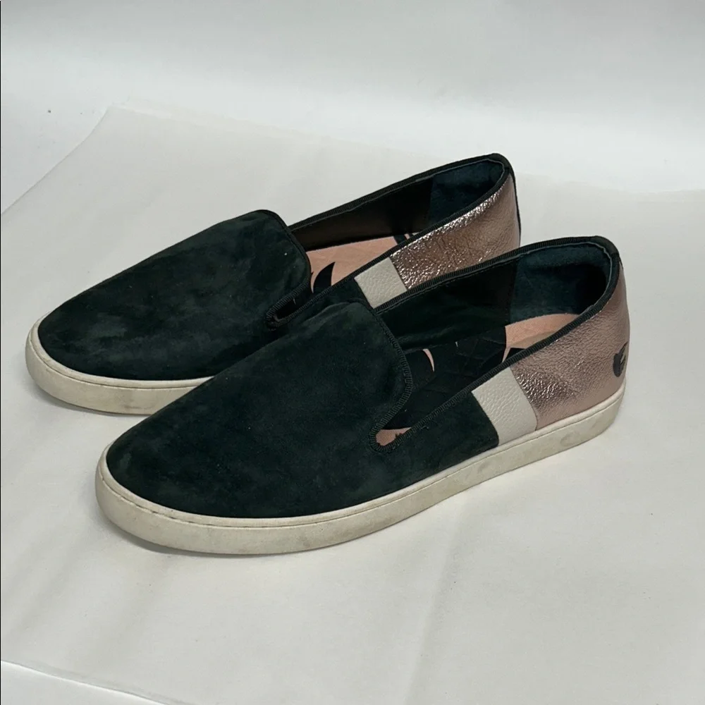 Birdies Black and Bronze Loafers women’s size 8